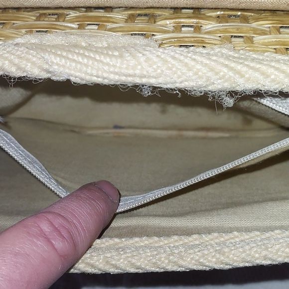 VTG Giulietta Rattan woven bag - Picture 12 of 15